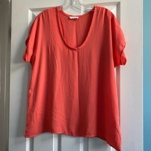 Lush scoop neck top